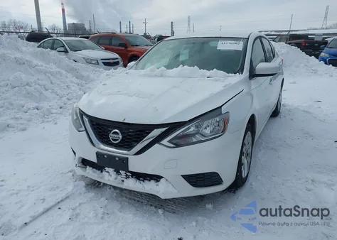 2016 Nissan Sentra Fe+ S/S/Sl/Sr/Sv z USA, uszkodzony, nr VIN 3N1AB7APXGY306516